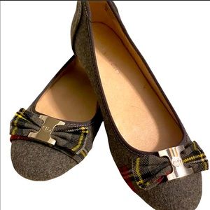Size 6 Charter Club Gray Flat Shoes